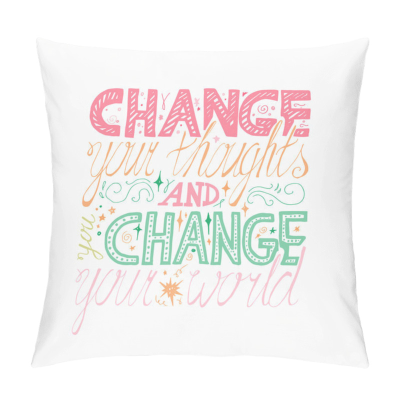 Personality  Lettering Motivation Poster Pillow Covers