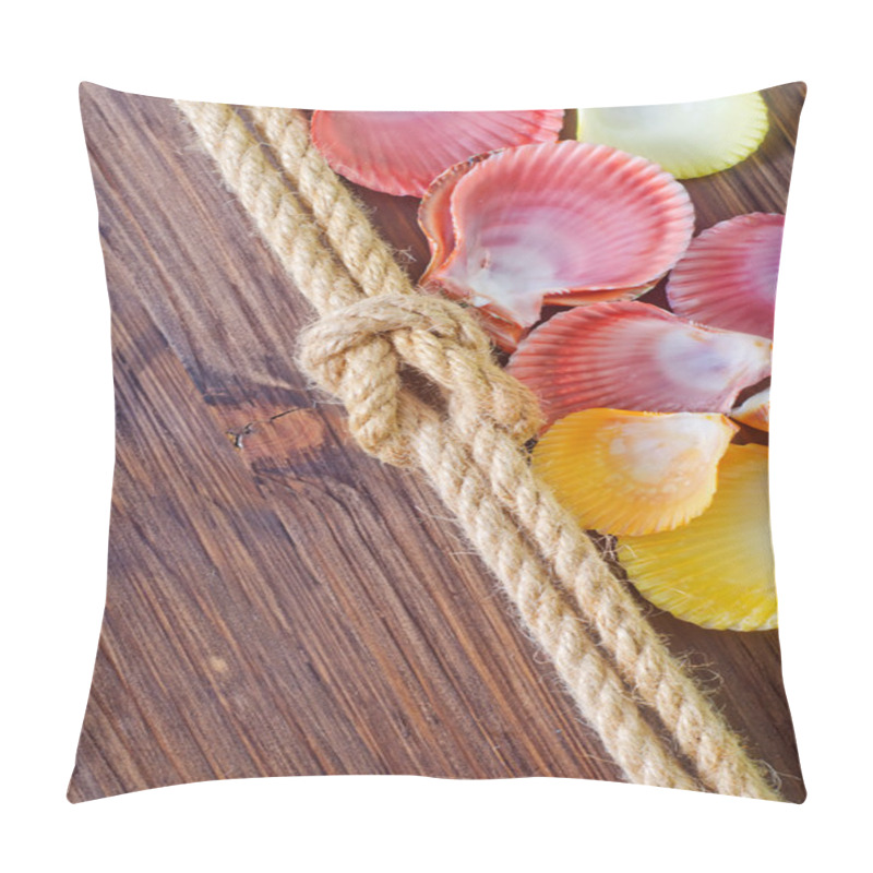 Personality  Sea Shells And Rope Pillow Covers