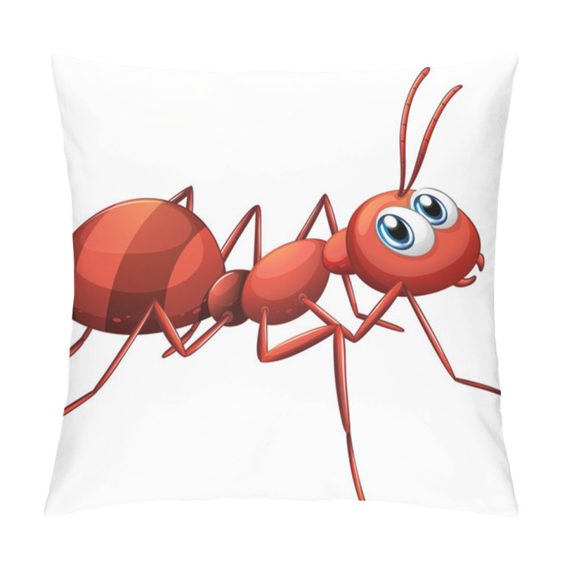 Personality  A Big Red Ant Pillow Covers