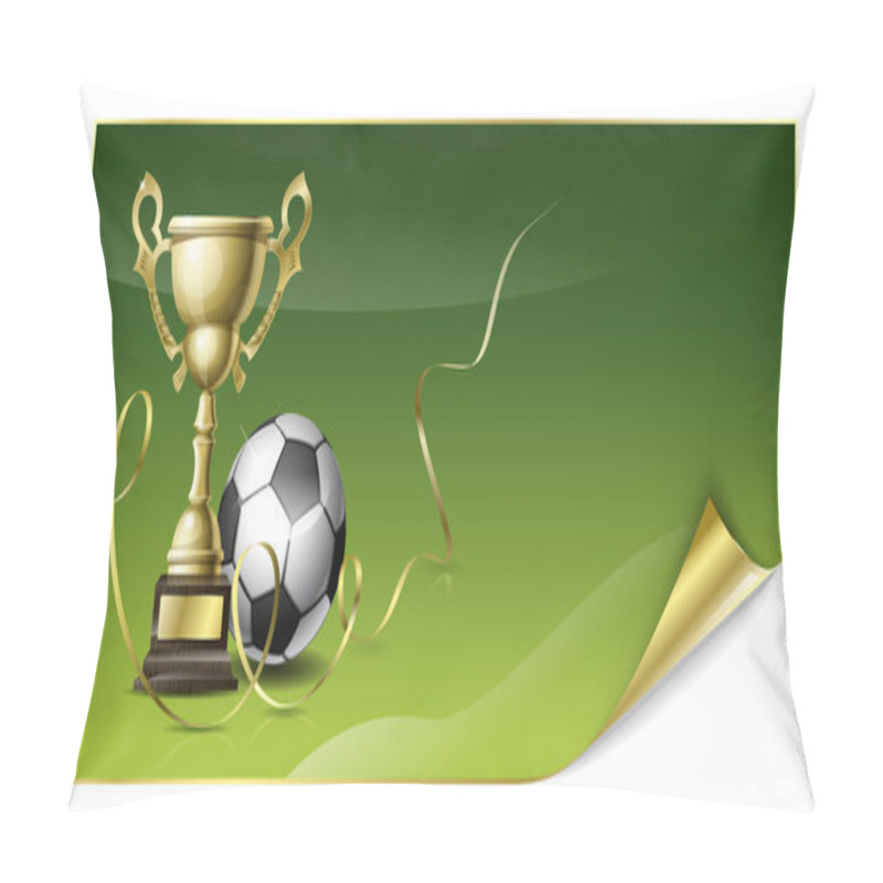 Personality  Abstract Background For Design On A Football Theme Pillow Covers