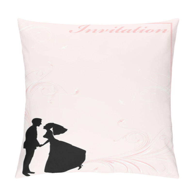 Personality  Funky Wedding Invitation Pillow Covers