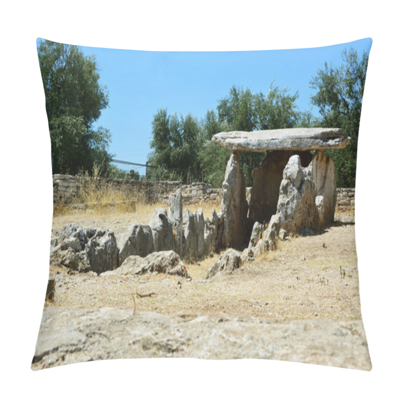 Personality  Dolmen Della Chianca In Bisceglie Town, Apulia, Italy Pillow Covers