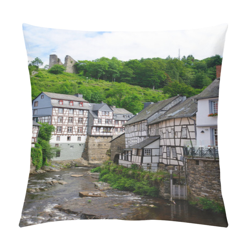 Personality  The Old Town Of Monschau, Germany Pillow Covers