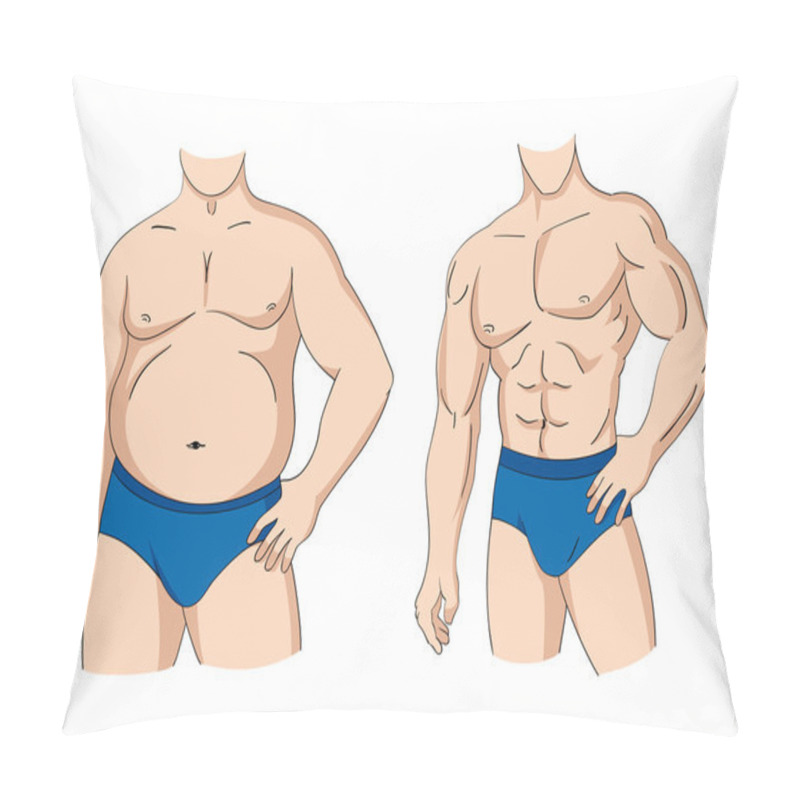 Personality  Fat And Fit Pillow Covers