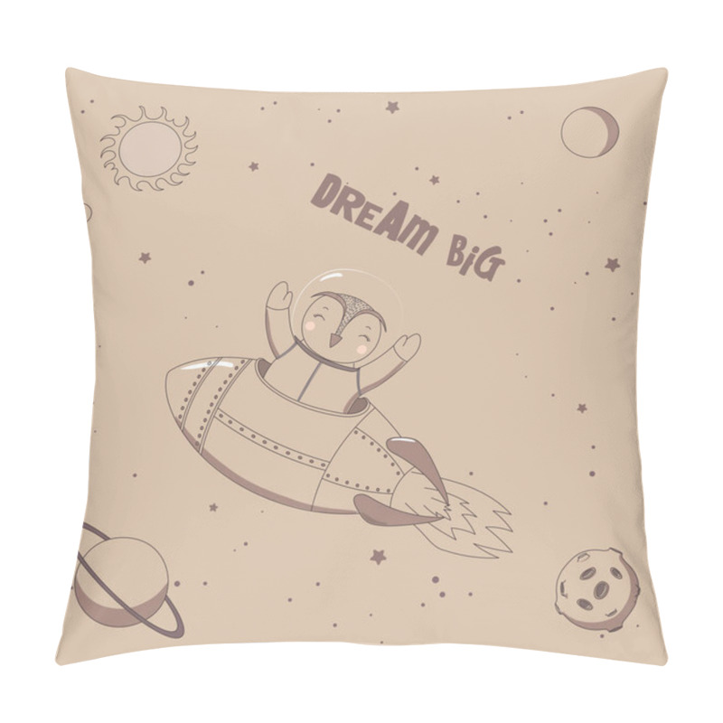 Personality  Animal Astronaut In Space Pillow Covers