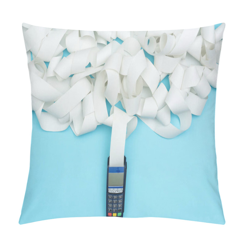 Personality  POS Terminal With Very Long Receipt Pillow Covers