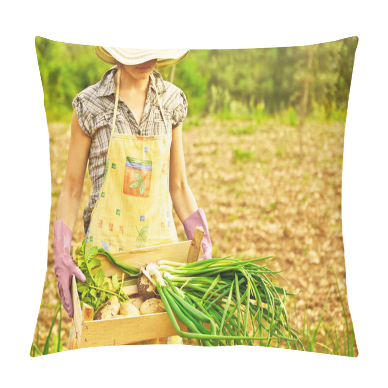 Personality  Happy Gardener Working Pillow Covers