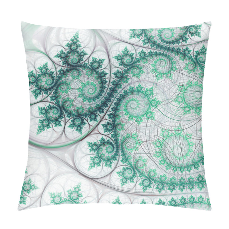 Personality  Abstraction Of Fractal Ivy, Digital Artwork For Creative Graphic Design Pillow Covers