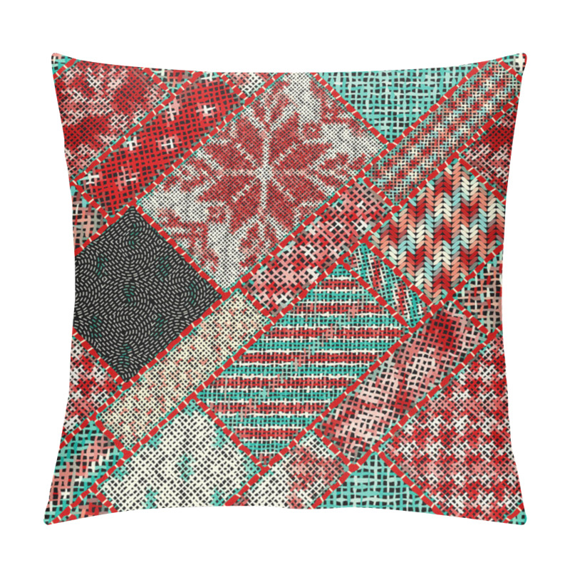 Personality  Imitation Of A Texture Of Rough Canvas. Seamless Pattern. Pillow Covers