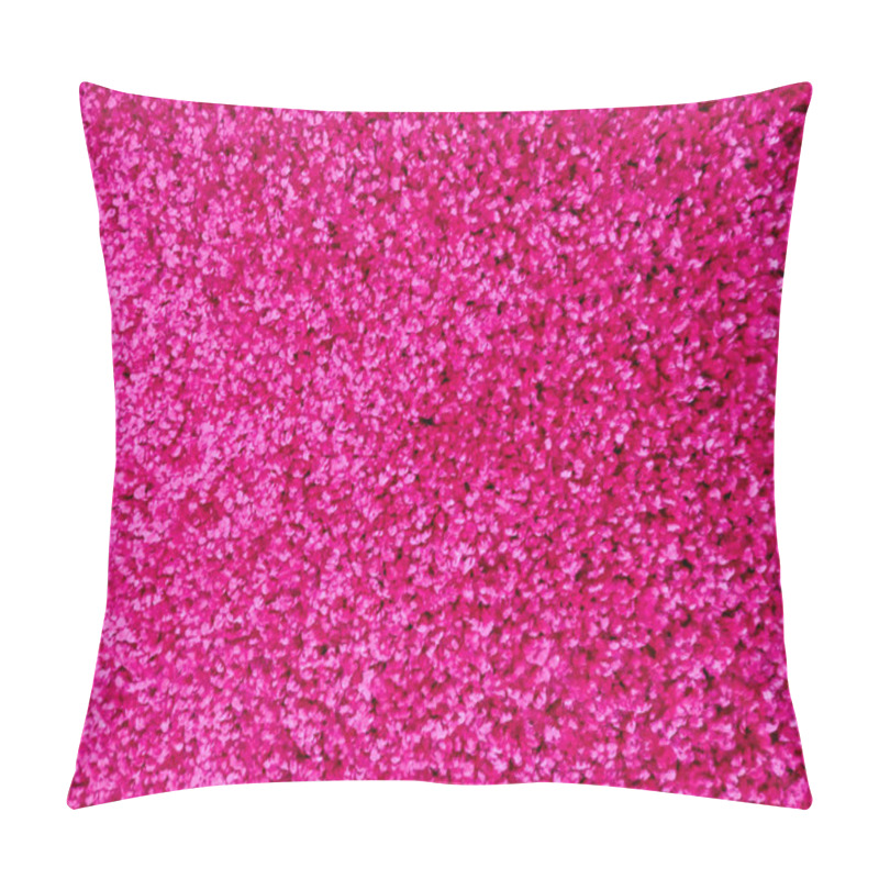 Personality  Vivid Pink, Fluffy And Warm Woolen And Soft Carpet In Solid Color For Interesting And Modern Decoration Design At Homes Pillow Covers