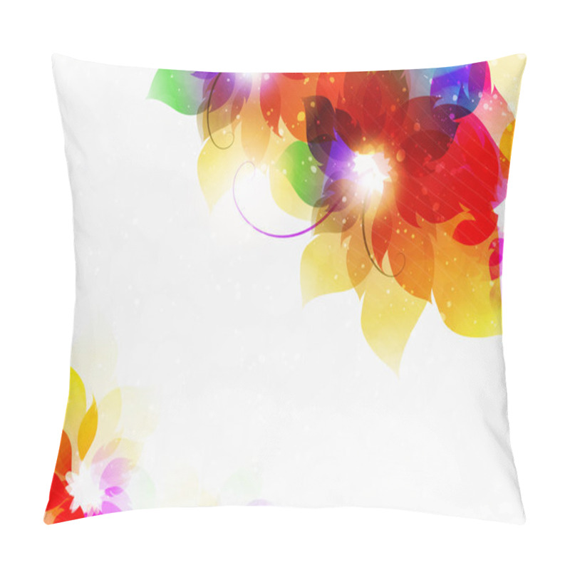 Personality  Transparent Flowers Abstract Pillow Covers