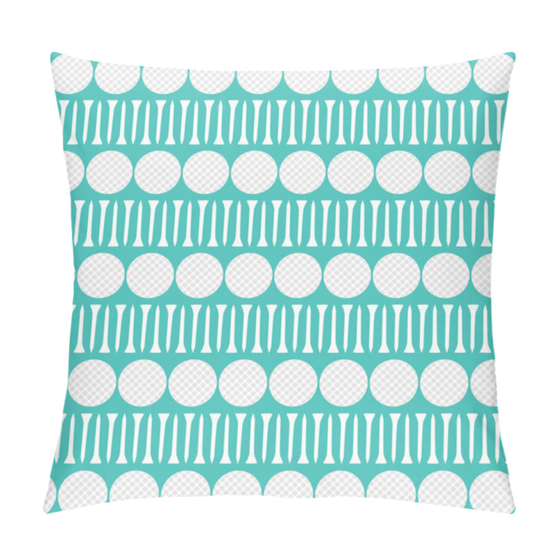 Personality  Golf Balls Stripes Pattern Pillow Covers