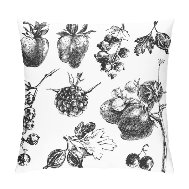 Personality  Hand Dawn Berries Pillow Covers