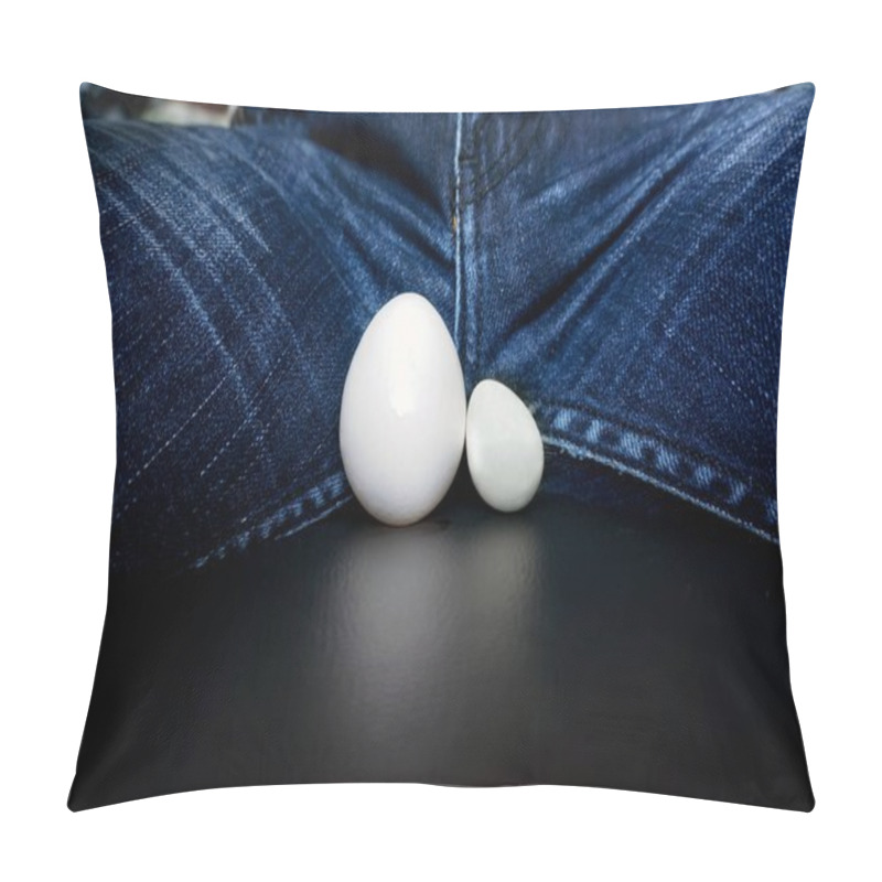 Personality  The Male Testicles, In The Form Of Chicken Egg Pillow Covers