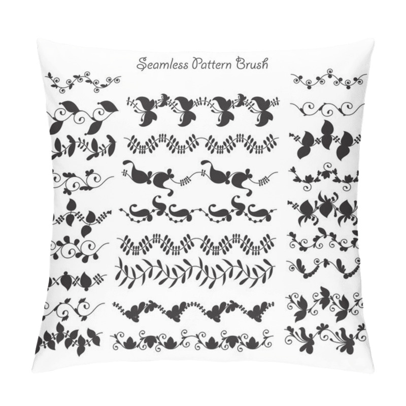 Personality  Set Of Pattern Brushes Pillow Covers