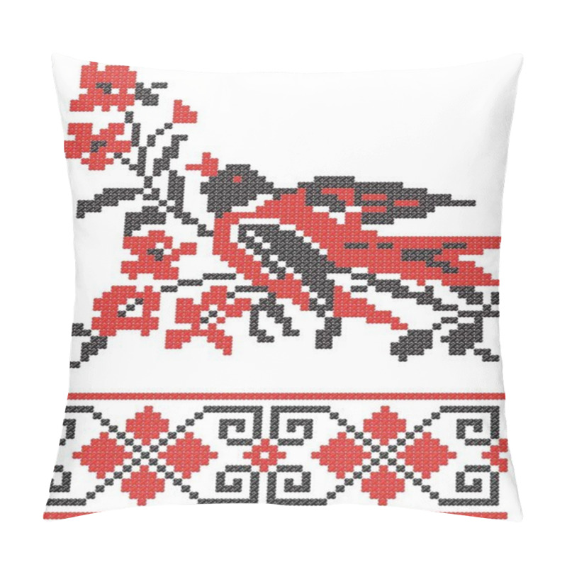 Personality  Embroidery Slavic Cross Pattern Pillow Covers