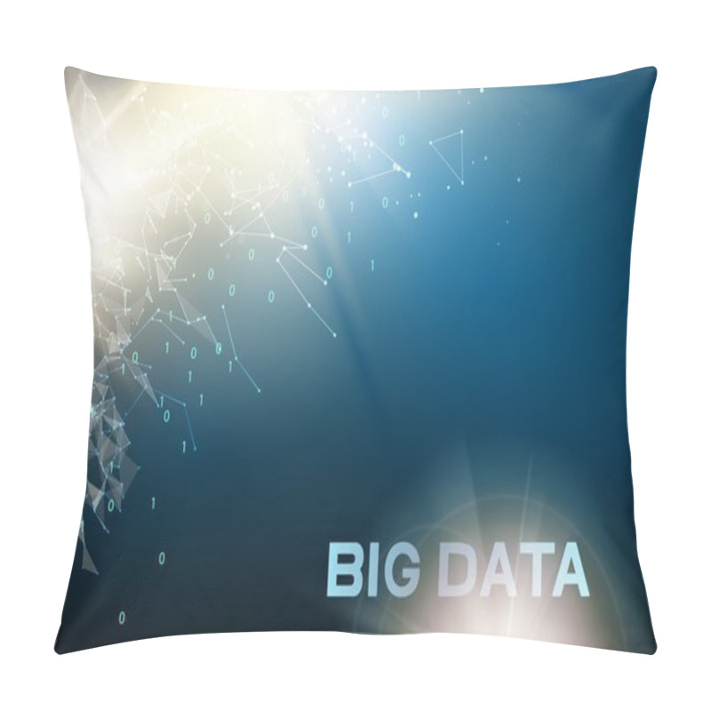 Personality  Abstract Binary Futuristic Design. Pillow Covers