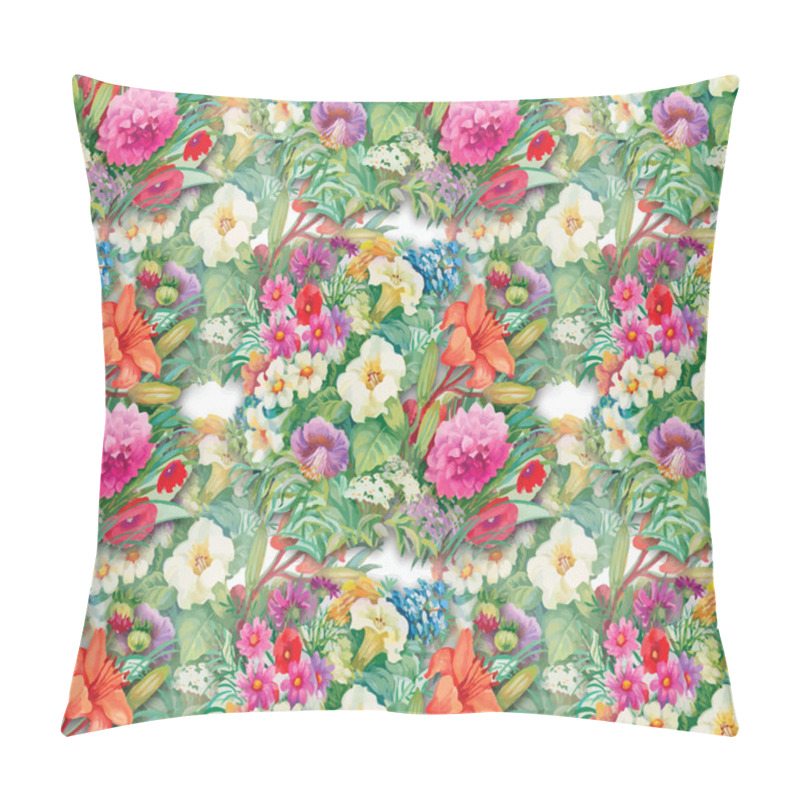 Personality  Summer Meadow Flowers Pillow Covers