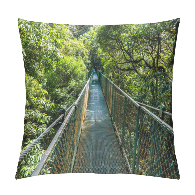 Personality  Hanging Bridge In Cloudforest - Costa Rica Pillow Covers