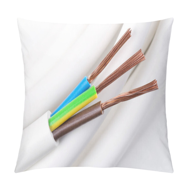 Personality  Electrical Power Cable Macro Photo Pillow Covers