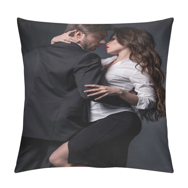 Personality  Young Sensual Couple Able To Kiss Pillow Covers