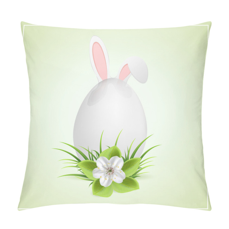 Personality  Easter Egg And Bunny Ears Pillow Covers