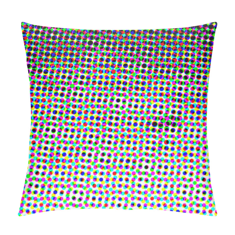 Personality  Abstract Half Tone Pop Art Pattern Illustration As Background Pillow Covers