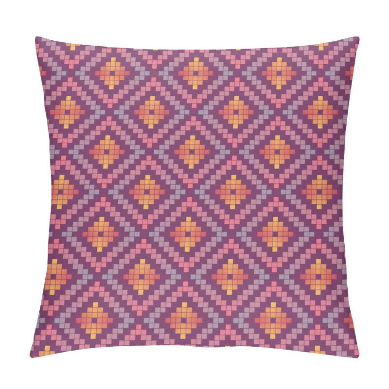 Personality  Geometric Tribal Pixel Pattern Pillow Covers