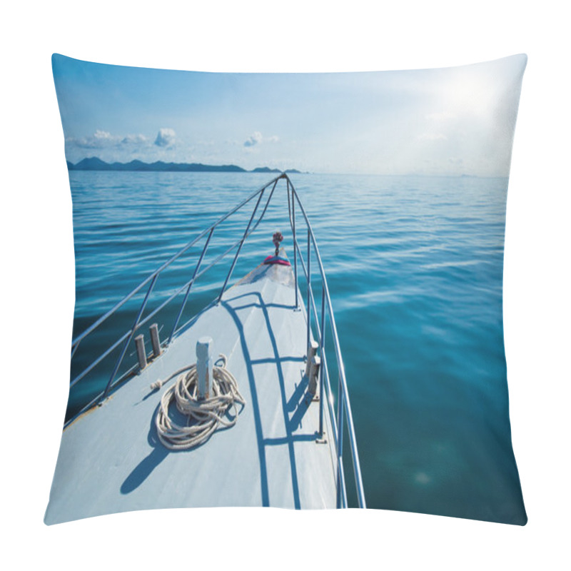 Personality  Boat In The Sea Pillow Covers