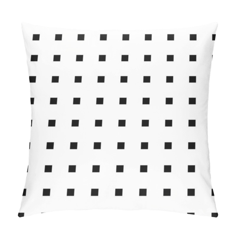 Personality  Simple, Plain Squares Repeatable, Seamless Background, Pattern. Squares Checkered, Chequered Background Illustration. Grid, Mesh, Chequr Lattice, Grating Vector Pillow Covers