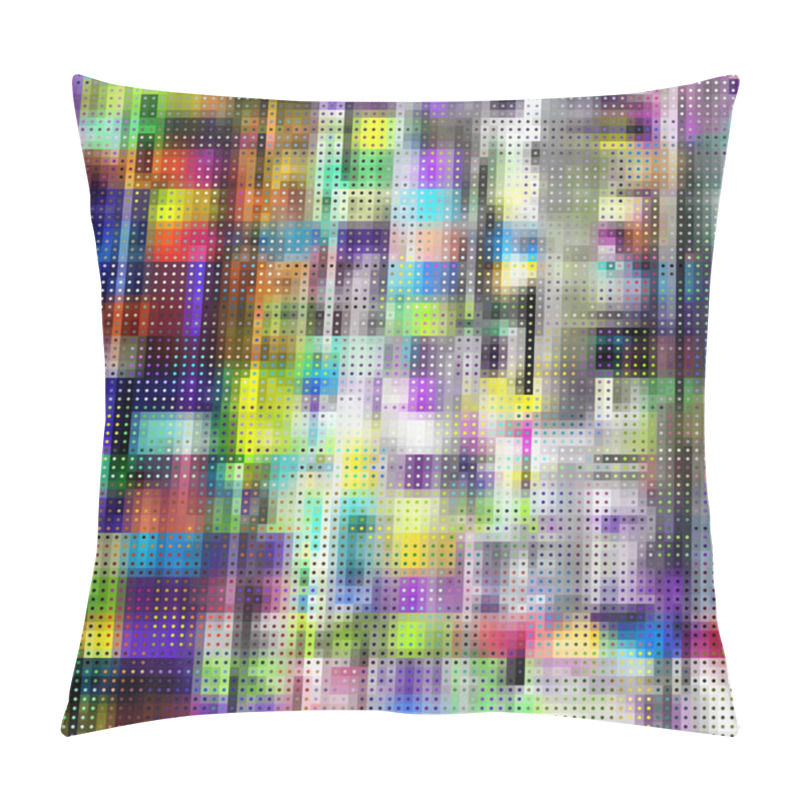 Personality  Vector Image With Imitation Of Grunge Datamoshing Texture. Pillow Covers