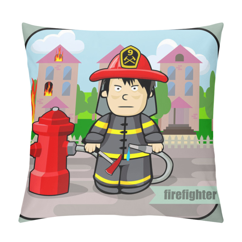 Personality  Person Profession Firefighter Pillow Covers