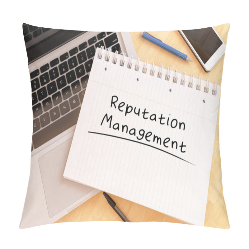 Personality  Reputation Management Text Concept Pillow Covers