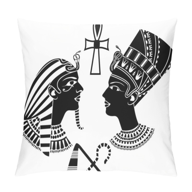 Personality  Ancient Egypt King And Queen Pillow Covers