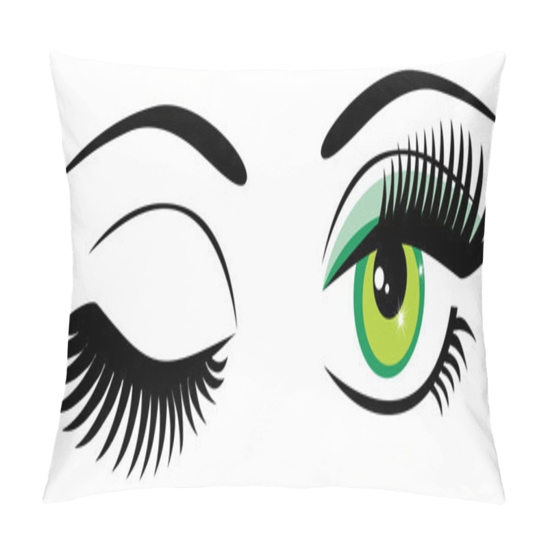 Personality  Eyes Winking Pillow Covers