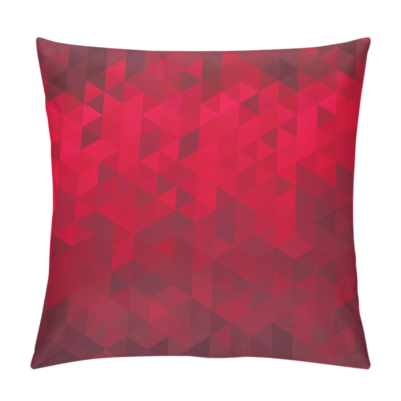 Personality  Abstract Red Geometric Background Pillow Covers