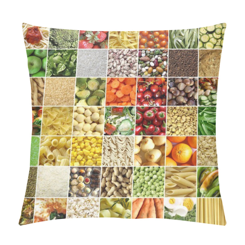 Personality  Food Collage Pillow Covers