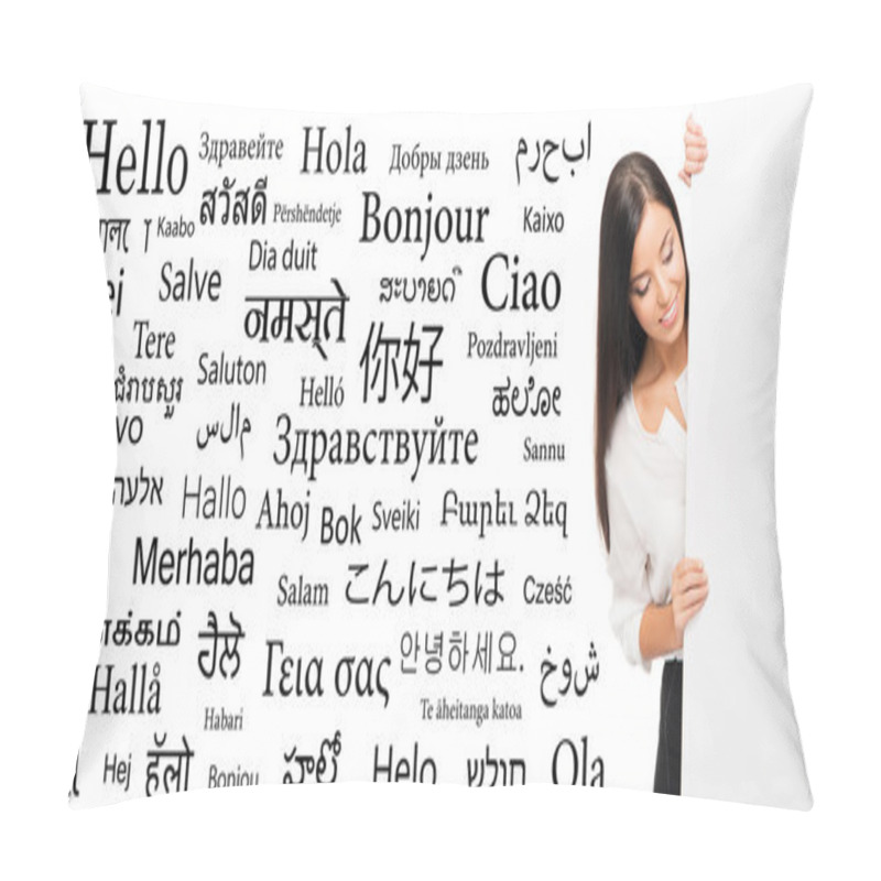 Personality  Young Confident Beautiful Business Woman Pillow Covers