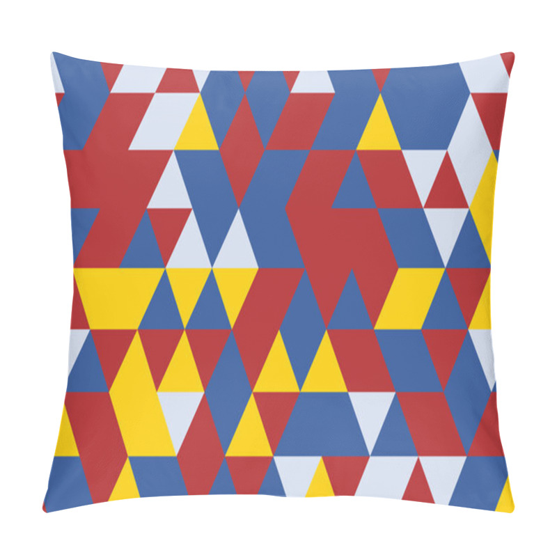 Personality  Triangle Pattern Background. Pillow Covers