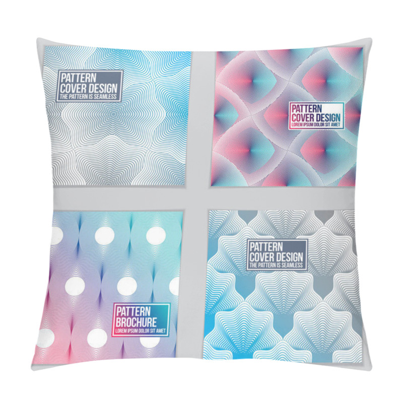 Personality  Minimal graphic design templates set. pillow covers