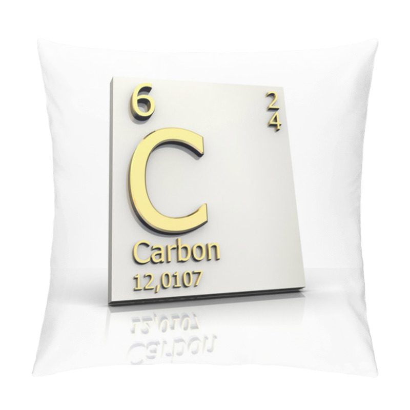 Personality  Carbon Form Periodic Table Of Elements Pillow Covers