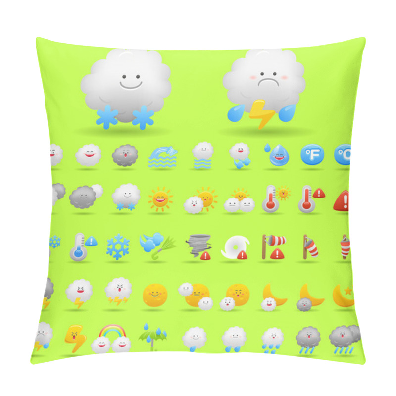 Personality  Weather Pillow Covers