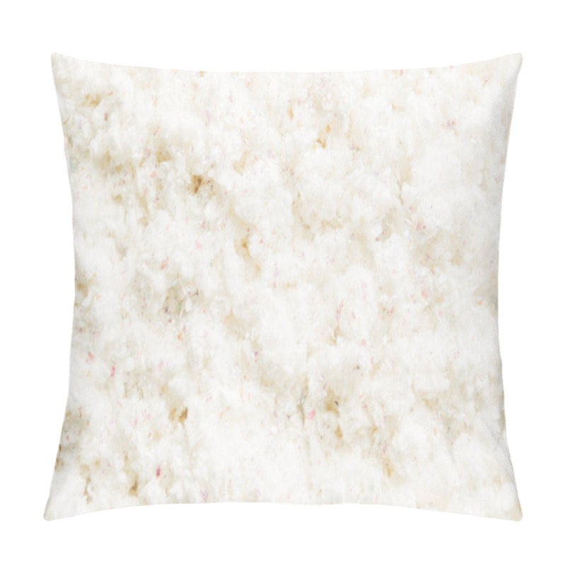 Personality  Full Frame Of White Cotton Wool As Background Pillow Covers