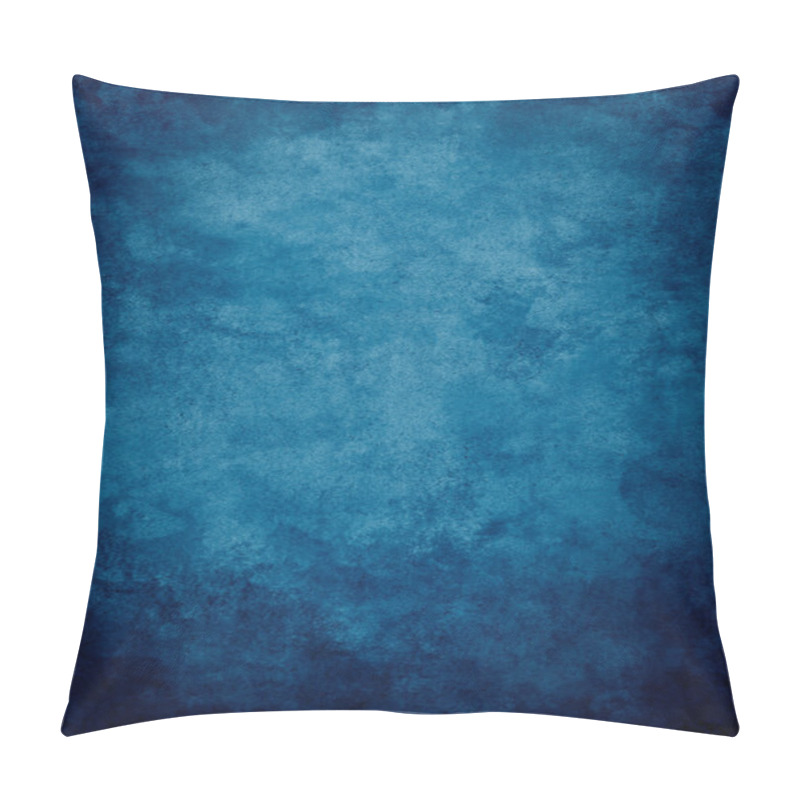 Personality  Blue Grunge Vignette Pillow Covers