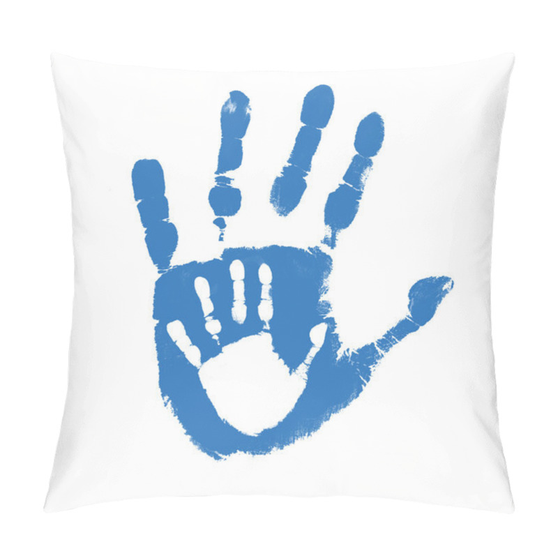 Personality  Father And Son Handprints Pillow Covers