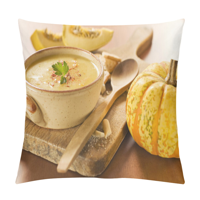 Personality  Pumpkin Soup Pillow Covers