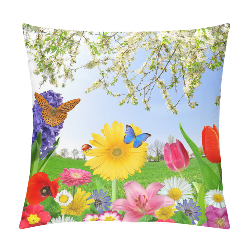 Personality  Floral Background Pillow Covers