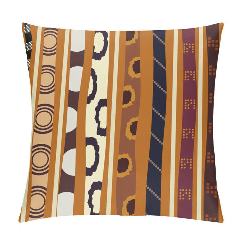 Personality  Seamless Pattern With Animals Tribal Elements Pillow Covers