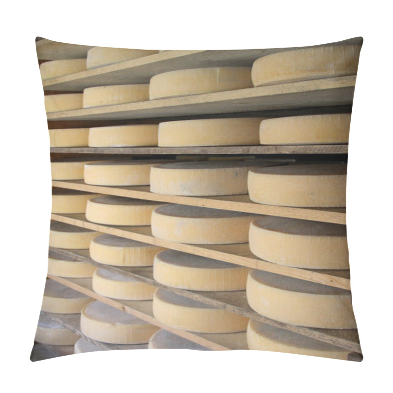 Personality  Aged Cheese In The Dairy Of A Mountain Hut Pillow Covers