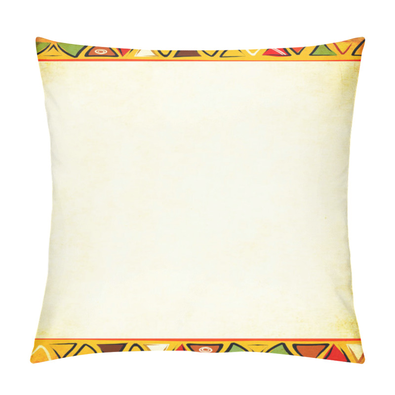 Personality  Grunge Background With Ethnicity Ornaments  Pillow Covers